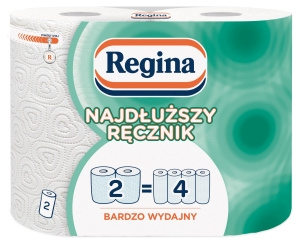 Regina The Longest Universal Towel 2 Rolls