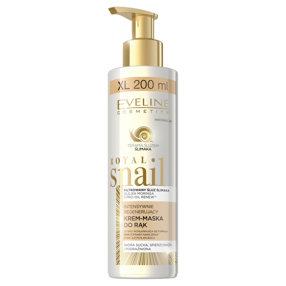 Eveline Cosmetics Royal Snail  Intensywnie regenerujący krem-maska do rąk