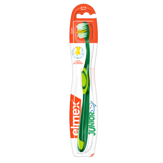 elmex Junior Toothbrush for children 6-12 years old soft SOFT 1 piece