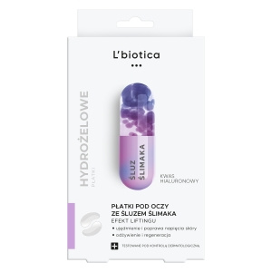 L'biotica rejuvenating eye patches with snail slime 3 pairs