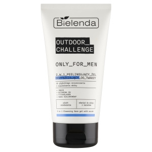 Bielenda Outdoor Challenge 2w1 peelingujący żel oczyszczający do twarzy 150 g