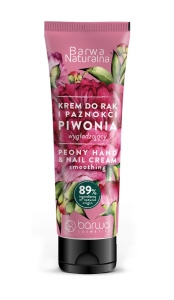 Barwa naturalna krem do rąk i paznokci piwonia 100 ml