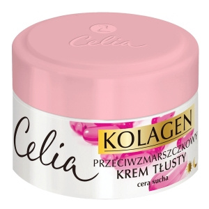 Celia Collagen Anti-fettigen Creme mit Vitamin A und E auf Tag und Nacht 50ml