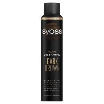 Syoss Tined Trockenshampoo für dunkles Haar, erfrischend und färbend dunkelbraun, 200 ml