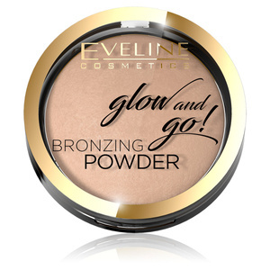 Eveline Cosmetics Glow and Go! Gebackenes Bronzing-Puder, Nr. 01 Go Hawaii