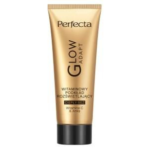 Perfecta GLOW ADAPT Witaminowy podkład rozświetlający Witamina C&Amla Ciepły beż 30 ml