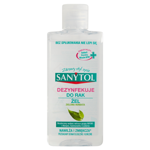 Sanytol Hand Disinfection Gel Green Tea 75 ml