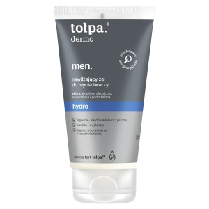 tołpa dermo men. hydro nawilżający żel do mycia twarzy, 150 ml