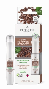 Serum do powiek i pod oczy ze świetlikiem i kofeiną 15 ml - Floslek