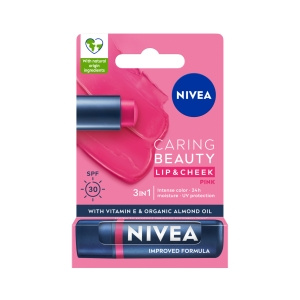 Nivea Caring Beauty 3in1 Pink Pflegender Lippenstift