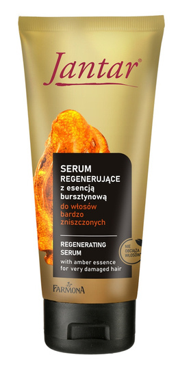 Jantar Serum regenerujące z esencją bursztynową do włosów bardzo zniszczonych 100 ml