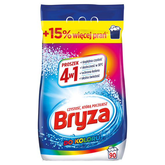 Bryza 4in1 Waschpulver für Farbe 5,85 kg (90 Wäschen)