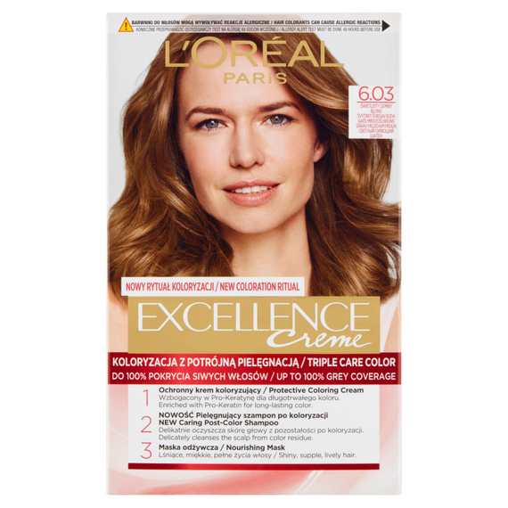 L'Oréal Paris Excellence Hair dye luminous dark blonde 6.03