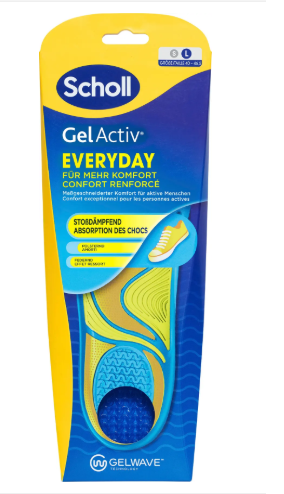 Wkładki Scholl GelActiv EVERYDAY rozmiar L 40-46,5 z Niemiec