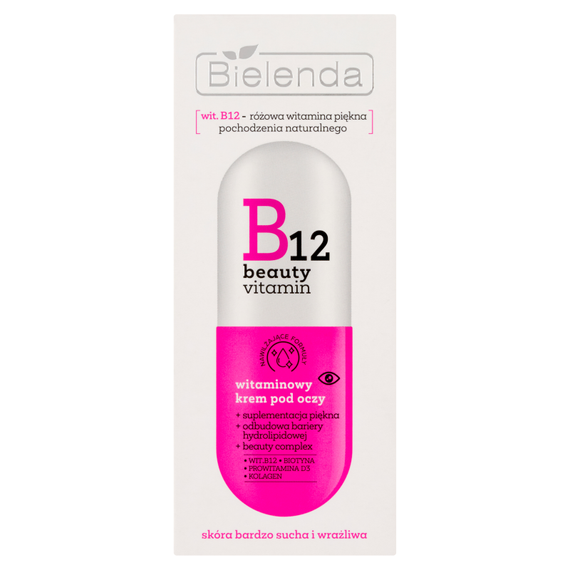 Bielenda B₁₂ Beauty Vitamin Witaminowy krem pod oczy 15 ml