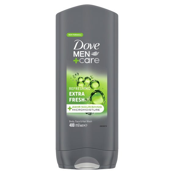 Dove Men+Care Extra Fresh Duschgel 3 in 1 400 ml