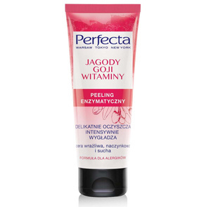 Perfecta jagody Goji i witaminy Peeling enzymatyczny do twarzy 75 ml