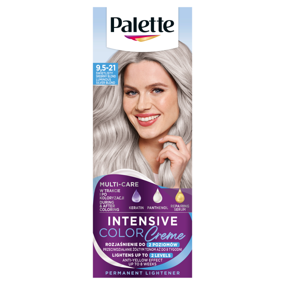 Palette Intensive Color Creme Haarfarbe hellsilberblond 9,5-21