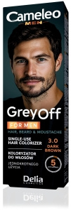 Cameleo Men Grey Off Einweg-Haarfärbemittel 3.0 Dunkelbraun