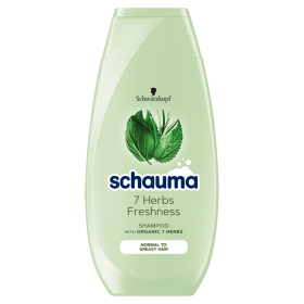 Schauma 7 Herbs Freshness Shampoo für fettiges und normales Haar 400 ml