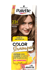 Palette Color Shampoo Hair coloring shampoo 231 (6-0) light brown