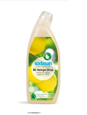 Sodasan Ekologiczny cytrusowy płyn do czyszczenia toalety 750 ml z Niemiec