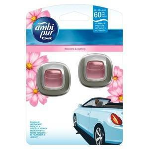Ambi Pur Car Flowers & Spring Auto-Lufterfrischer-Starterset, 2-teilig