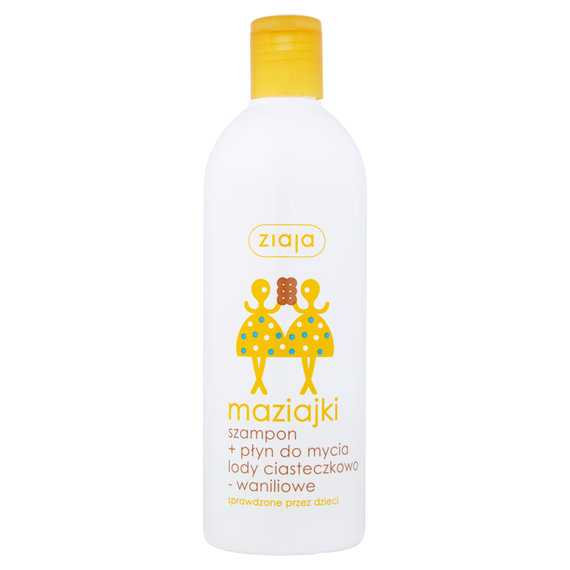 Ziaja Maziajki Shampoo + Reiniger ciasteczkowo Eis und Vanille 400 ml