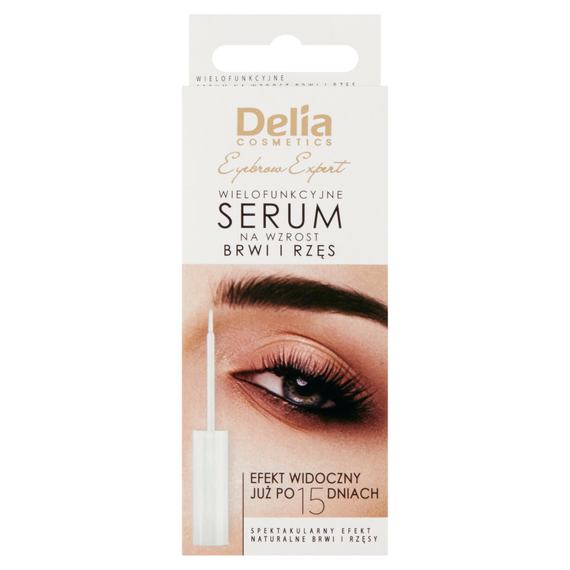 Delia Cosmetics Eyebrow Expert Multifunktionsserum für Augenbrauen- und Wimpernwachstum 7 ml