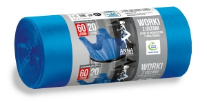 Anna Zaradna Garbage bags with handles 60 l 20 pieces