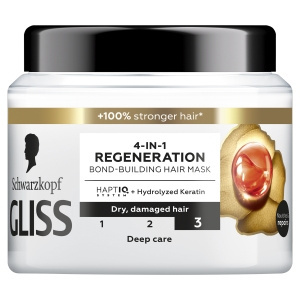 Gliss 4-in-1 Regeneration Regenerierende Maske 400 ml