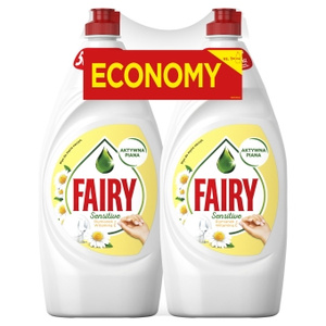 Fairy Sensitive Chamomile & Vit E Płyn do mycia naczyń 2x900 ml