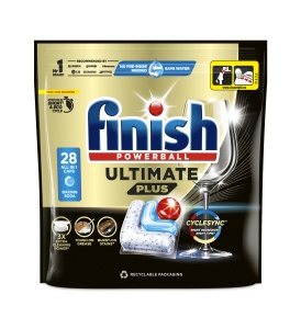 Tabletki Finish Ultimate Plus Baking Soda – 28 sztuk