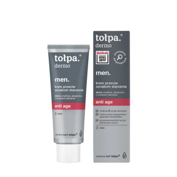 tołpa dermo men. anti age krem przeciw oznakom starzenia, 40 ml