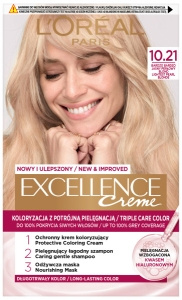 L'Oreal Paris Excellence Creme Hair Dye 10.21 Very Very Light Pearl Blonde