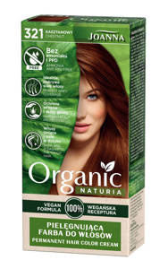 Joanna Naturia Organic Pielęgnująca farba do włosów kasztanowy 321