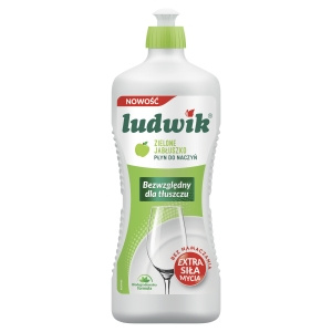 Ludwik Płyn do naczyń zielone jabłuszko 900 g