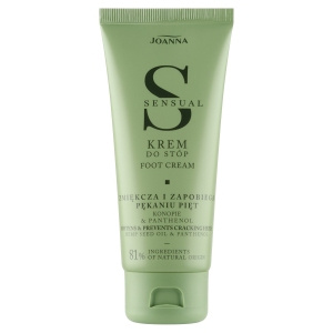 Joanna Sensual Foot Cream Hemp & Panthenol 100g