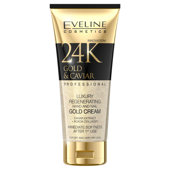 24K Gold & Caviar Regenerating Hand Cream for Dry and Very Dry Skin