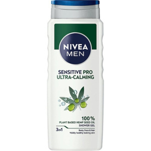 Nivea MEN Sensitive PRO Żel pod prysznic Ultra-łagodzący 500 ml