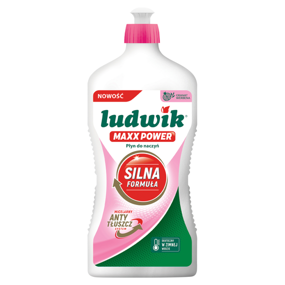 Ludwik Maxx Power Płyn do naczyń granat werbena 725 g