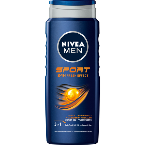 Nivea MEN Sport 24H Fresh Effect Shower Gel for Men 500 ml