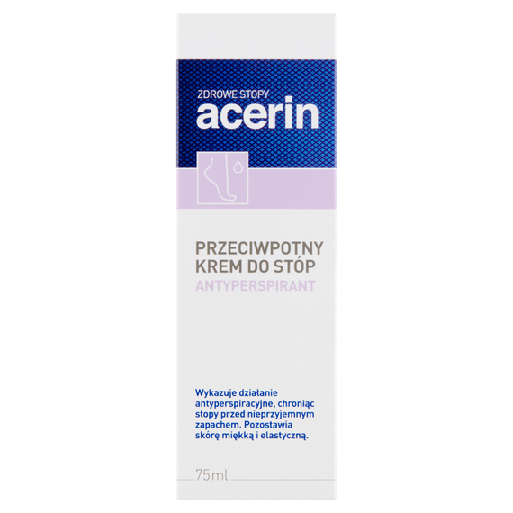 Acerin Antiperspirant Fußcreme Antitranspirant 75 ml