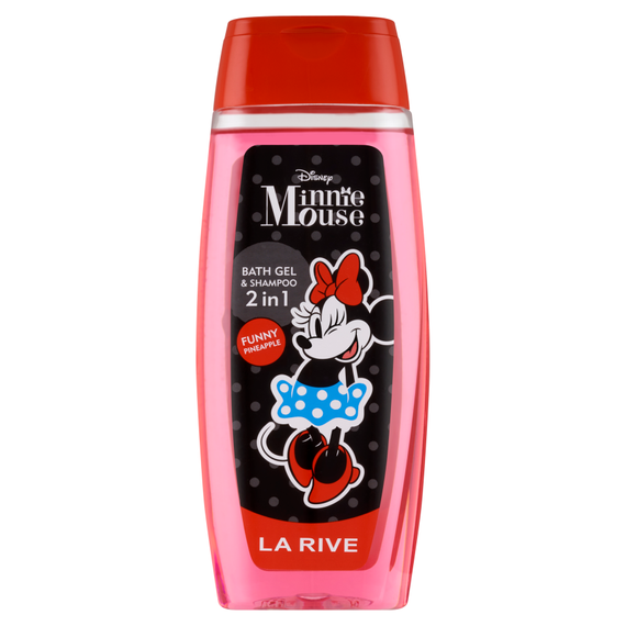 LA RIVE Disney Minnie Mouse Shampoo und Badeflüssigkeit 2 in 1 250 ml