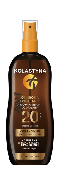 Kolastyna Odżywczy olejek do opalania SPF 20 150 ml