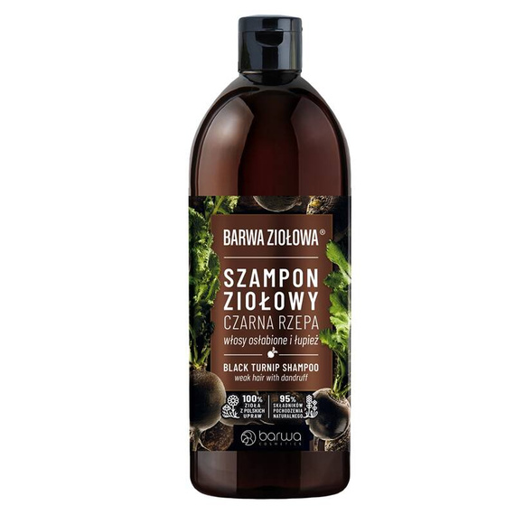 Szampon Ziołowy Czarna Rzepa Barwa Ziołowa 480 ml