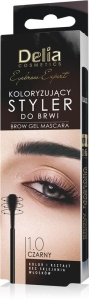 Delia Cosmetics Eyebrow Expert Koloryzujący styler do brwi 1.0 czarny 11 ml