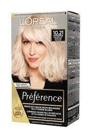 L'Oréal Paris Préférence Hair dye very very light pearl blonde 10.21 Stockholm