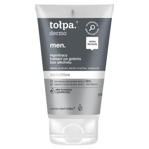 tołpa dermo men. sensitive. łagodzący balsam po goleniu bez alkoholu, 100 ml