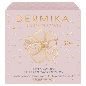 Dermika Luxury Placenta Luxuriöse Lifting- und Glättungscreme 50+ für Tag und Nacht 50 ml